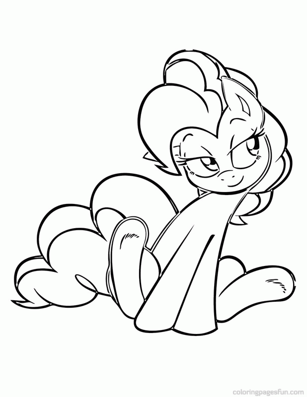 Plansa de colorat cu My Little Pony 32 42